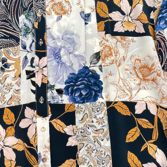 Johnny Was Luna Silk Mini Dress Size Medium - Picture 6 of 16